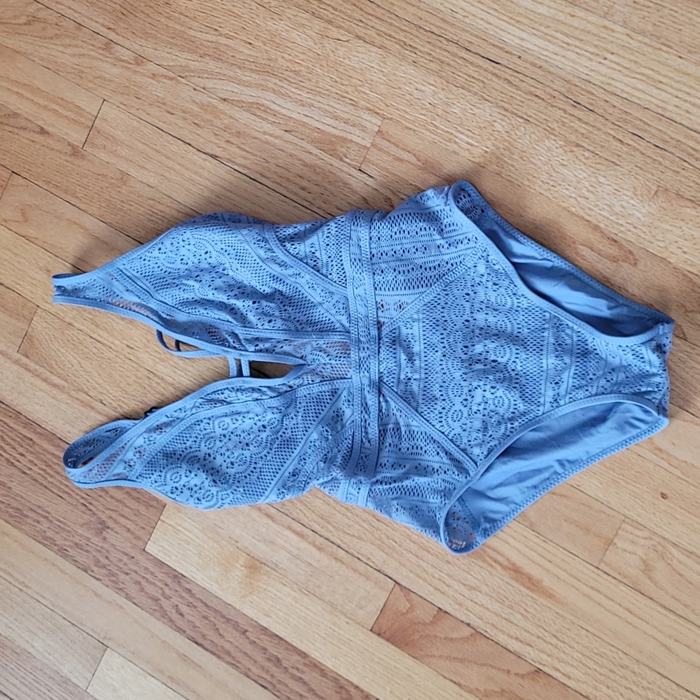BECCA lace full piece bathing suit